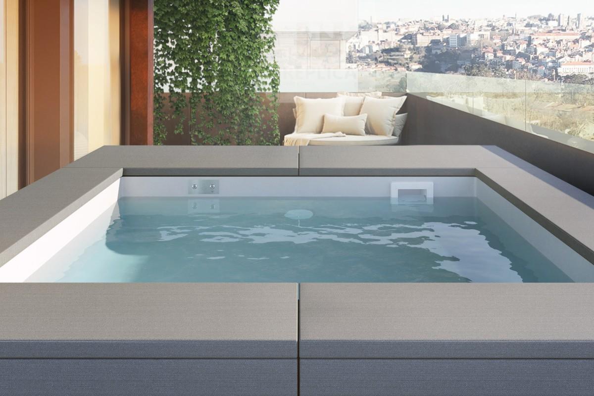 piscine fuoriterra in vetroresina design moderno e manutenzione minima per ogni esigenza